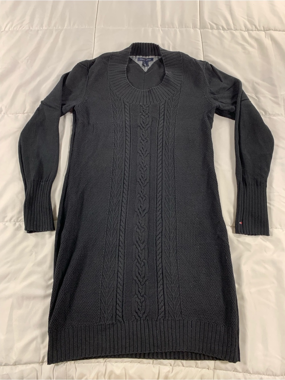 Pre loved TOMMY HILFIGER sweater dress womens size M